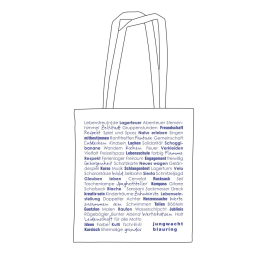 Jubla Tasche Wortwolken